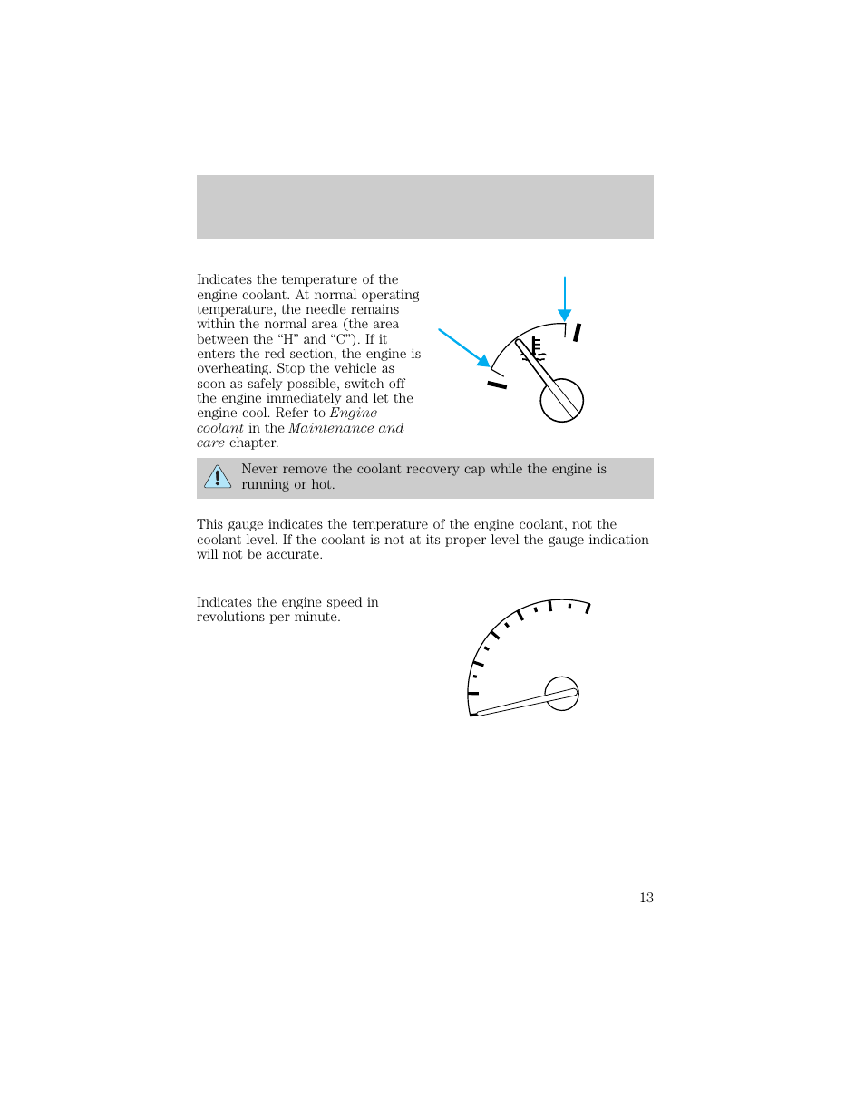 Instrumentation | FORD 1998 Ranger User Manual | Page 13 / 160