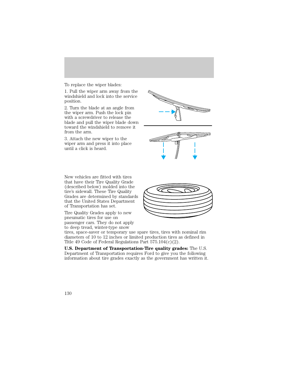 Maintenance and care | FORD 1998 Ranger User Manual | Page 130 / 160