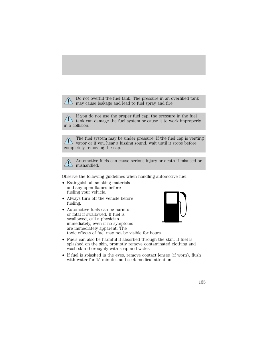 Maintenance and care | FORD 1998 Ranger User Manual | Page 135 / 160