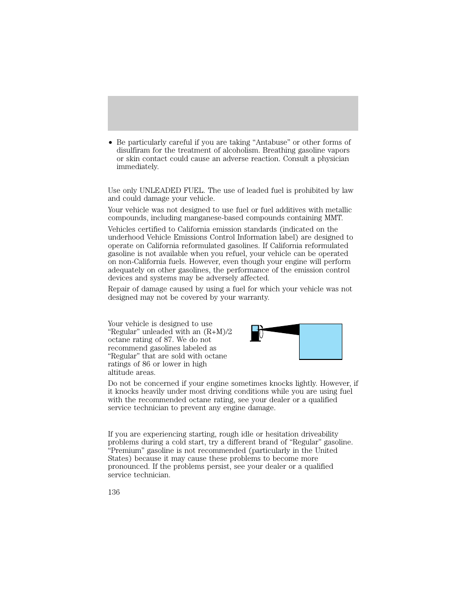 FORD 1998 Ranger User Manual | Page 136 / 160