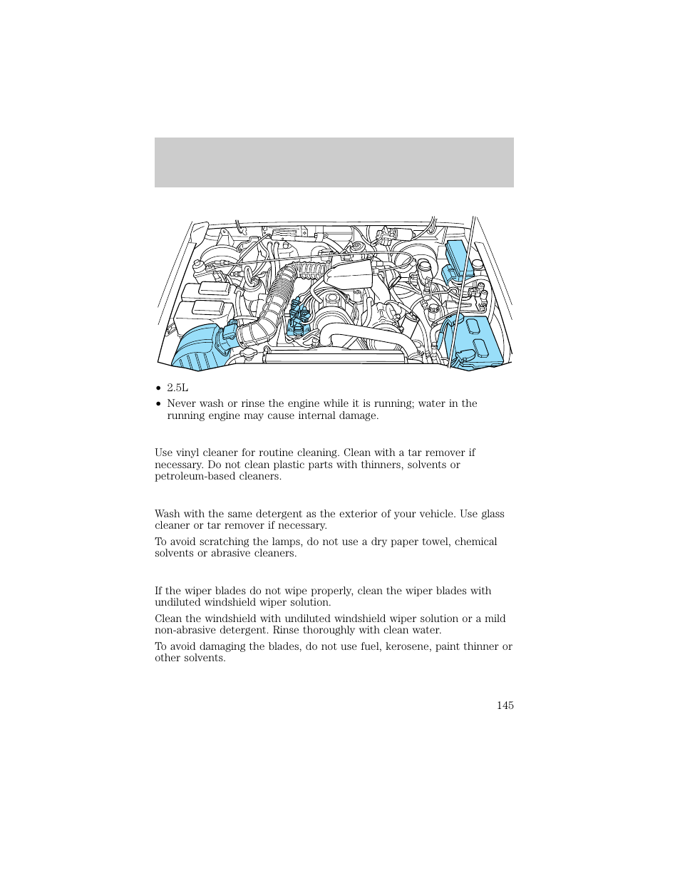 Maintenance and care | FORD 1998 Ranger User Manual | Page 145 / 160