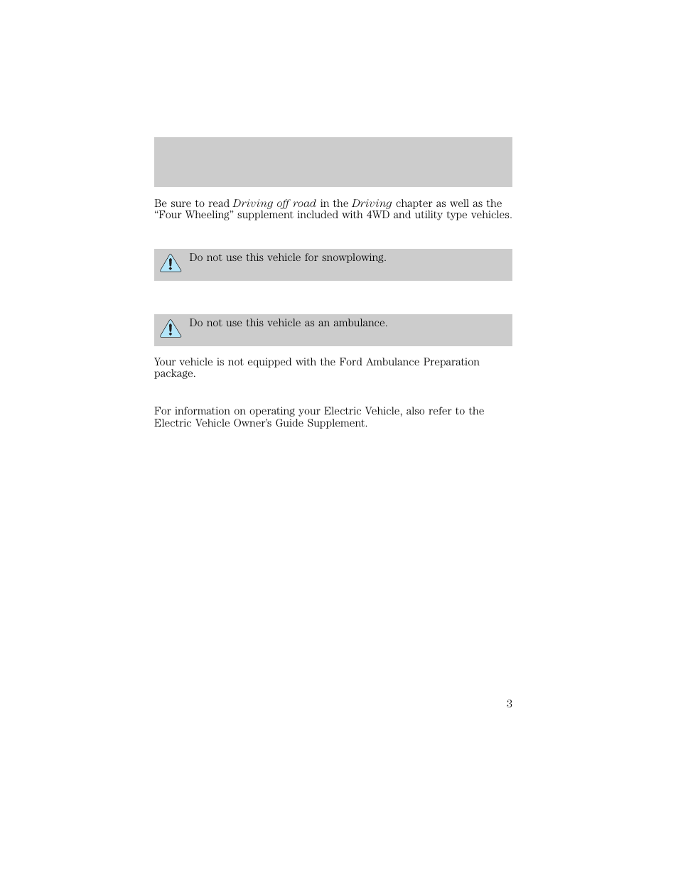 Introduction | FORD 1998 Ranger User Manual | Page 3 / 160