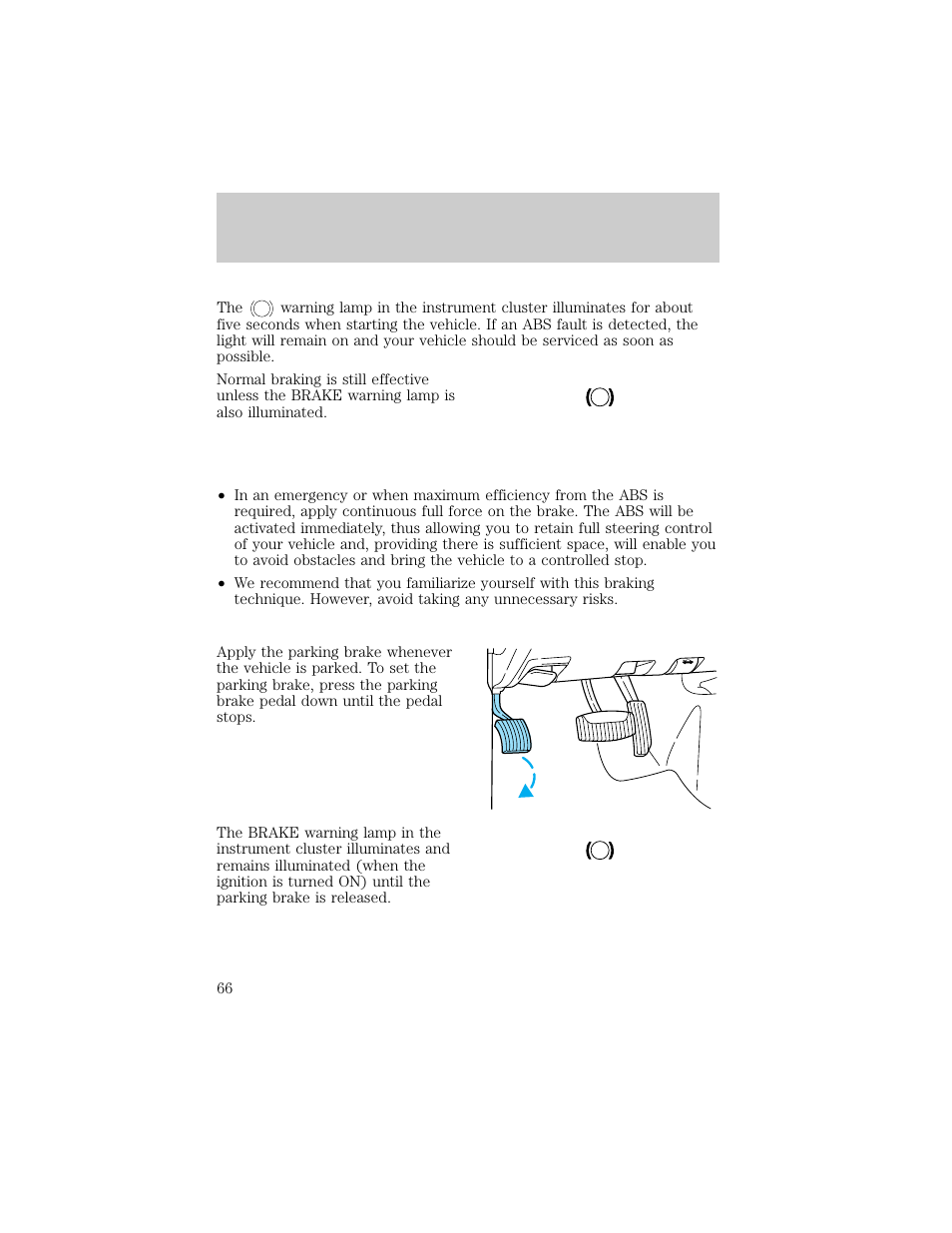 Driving | FORD 1998 Ranger User Manual | Page 66 / 160