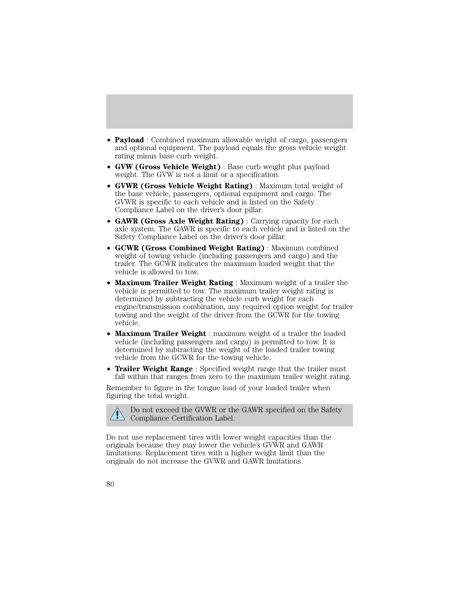 Driving | FORD 1998 Ranger User Manual | Page 80 / 160