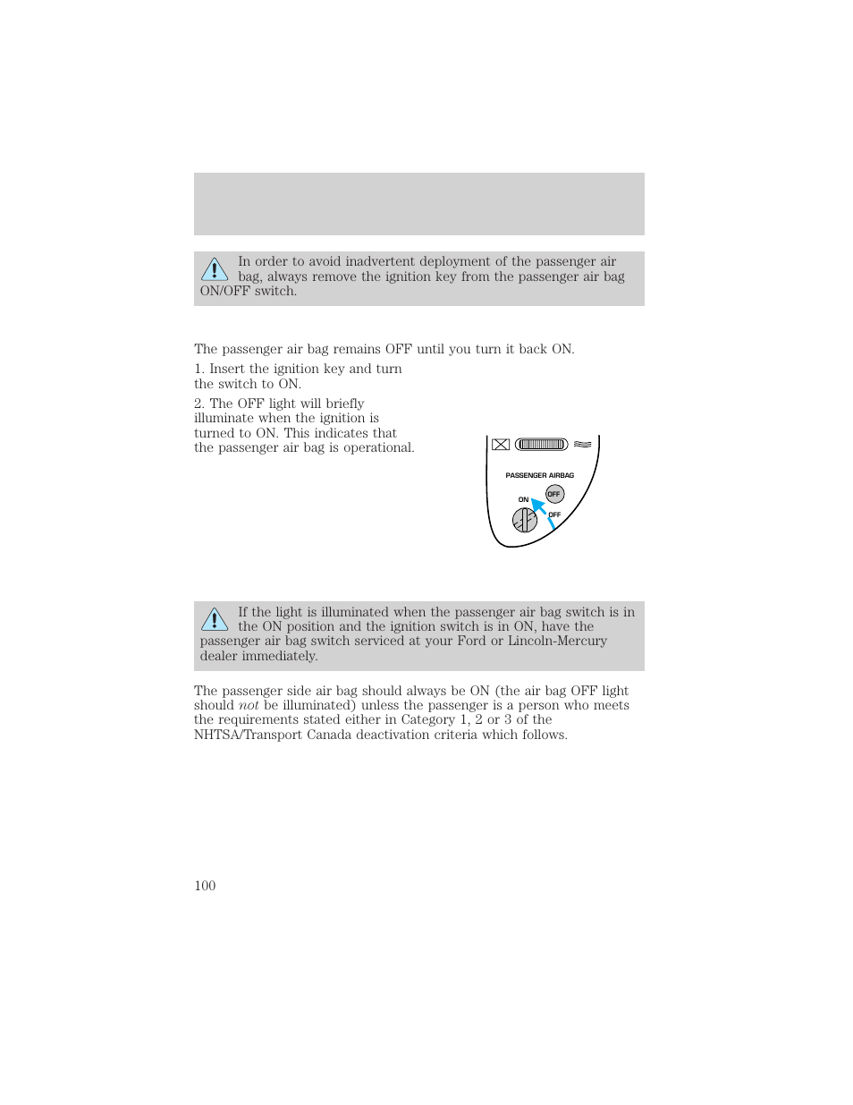 Seating and safety restraints | FORD 1999 F-150 User Manual | Page 100 / 232