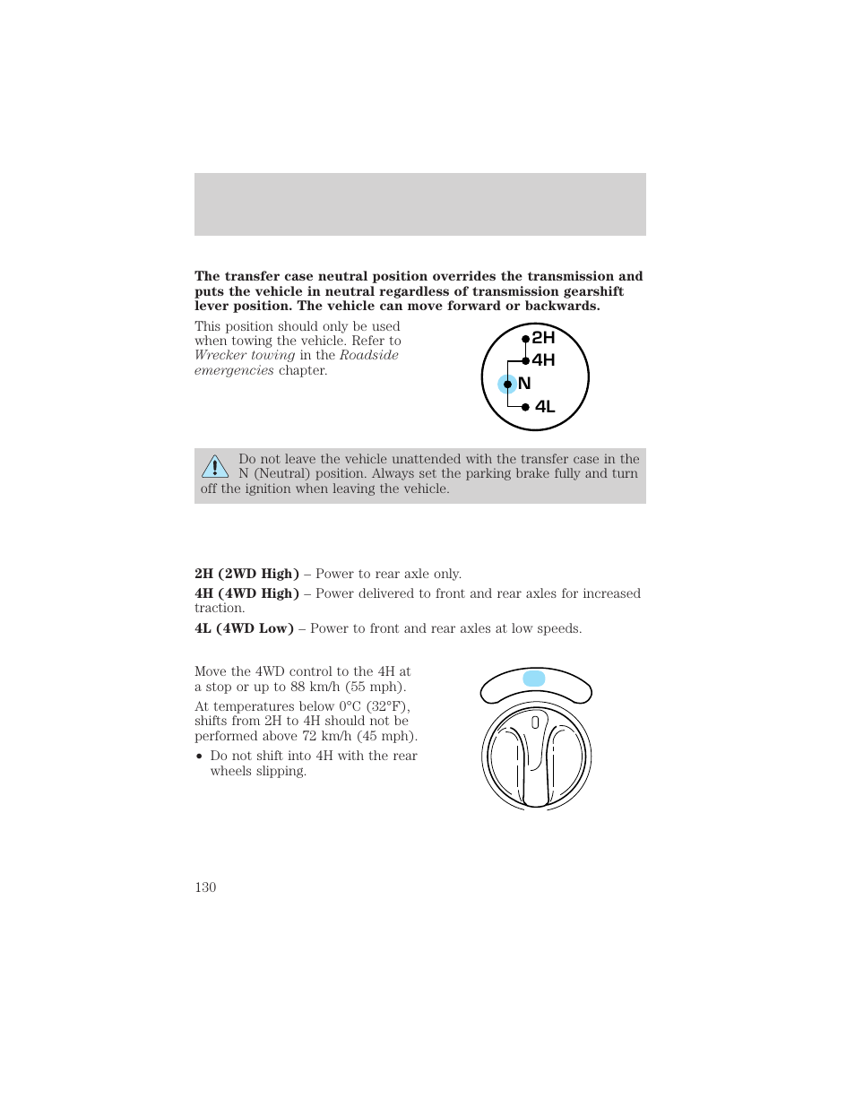Driving | FORD 1999 F-150 User Manual | Page 130 / 232