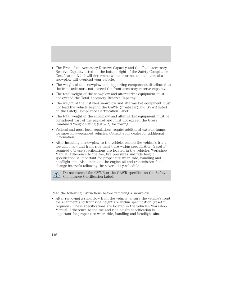 Driving | FORD 1999 F-150 User Manual | Page 146 / 232