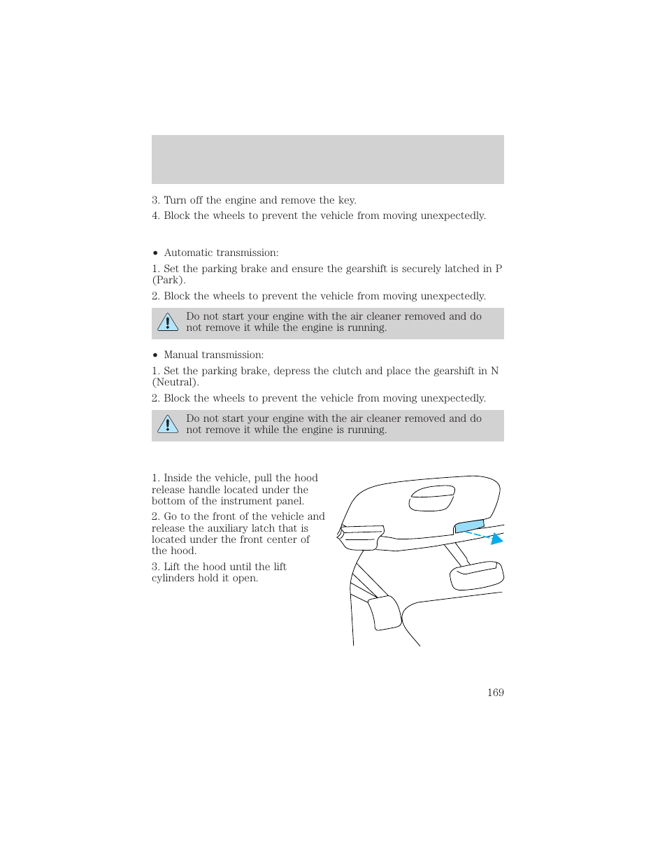 Maintenance and care | FORD 1999 F-150 User Manual | Page 169 / 232