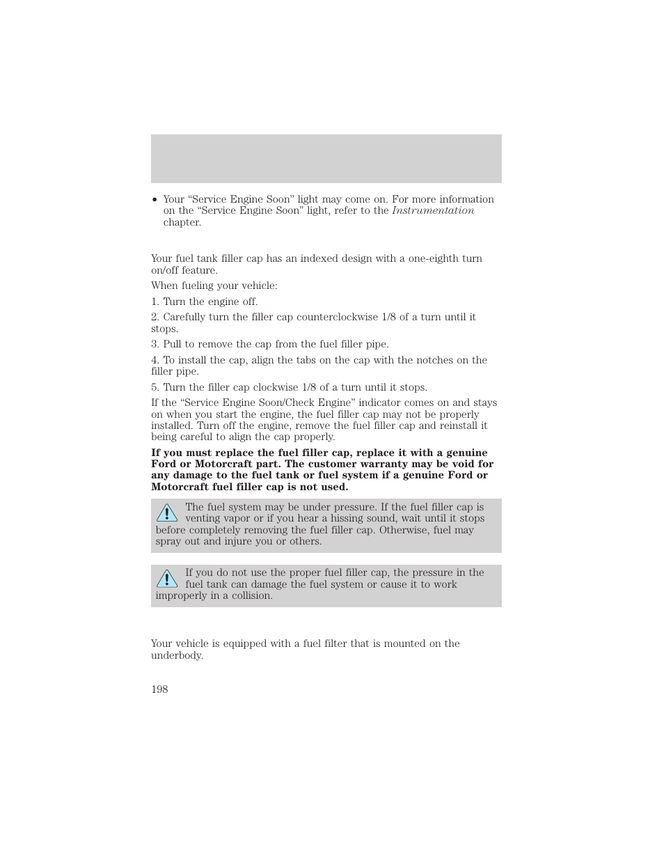 Maintenance and care | FORD 1999 F-150 User Manual | Page 198 / 232