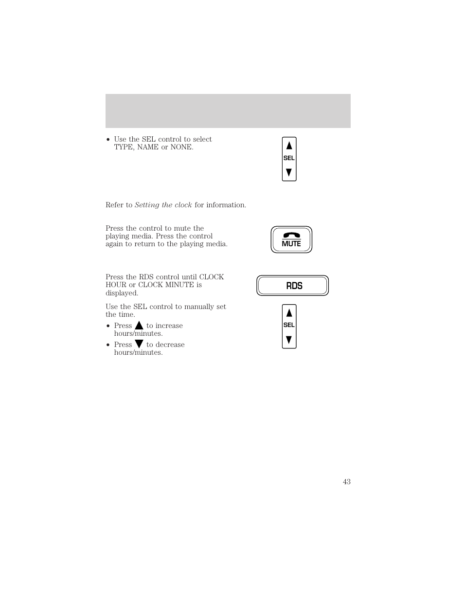 Controls and features | FORD 1999 F-150 User Manual | Page 43 / 232