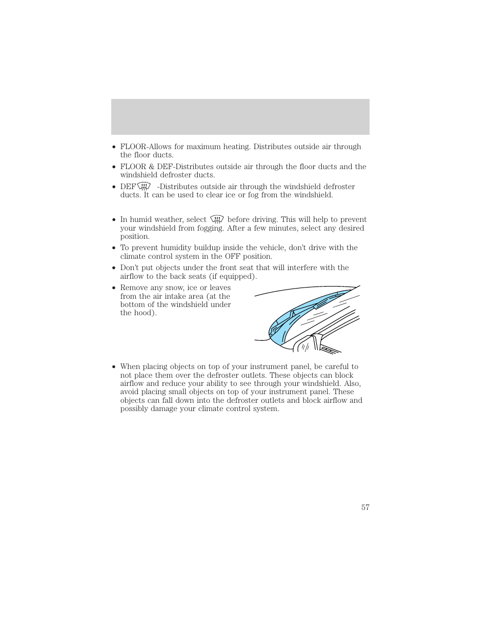 Controls and features | FORD 1999 F-150 User Manual | Page 57 / 232