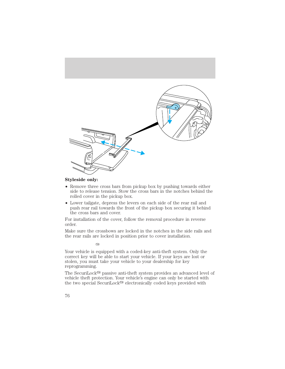 Controls and features | FORD 1999 F-150 User Manual | Page 76 / 232