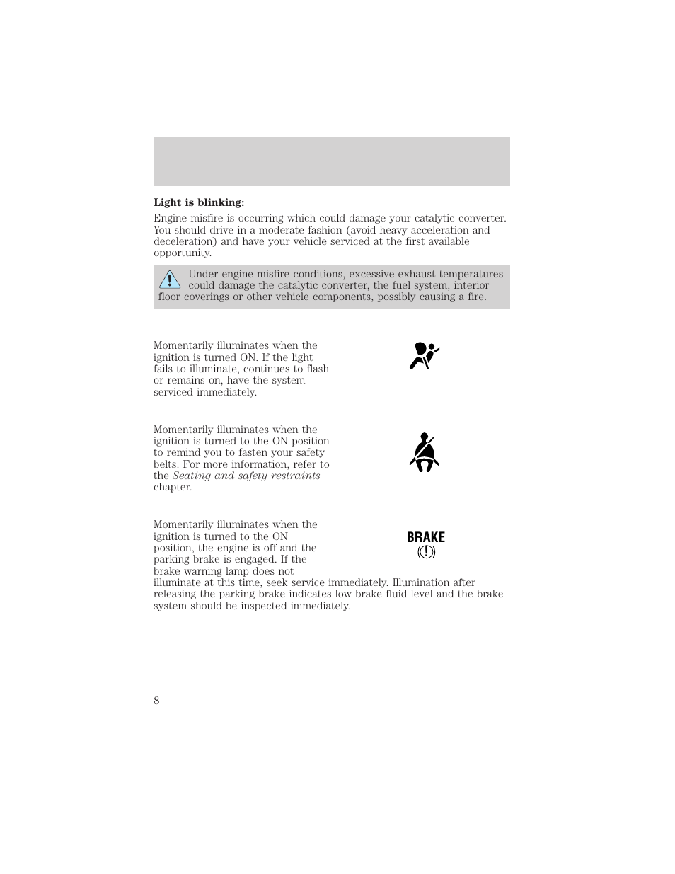 Instrumentation | FORD 1999 F-150 User Manual | Page 8 / 232