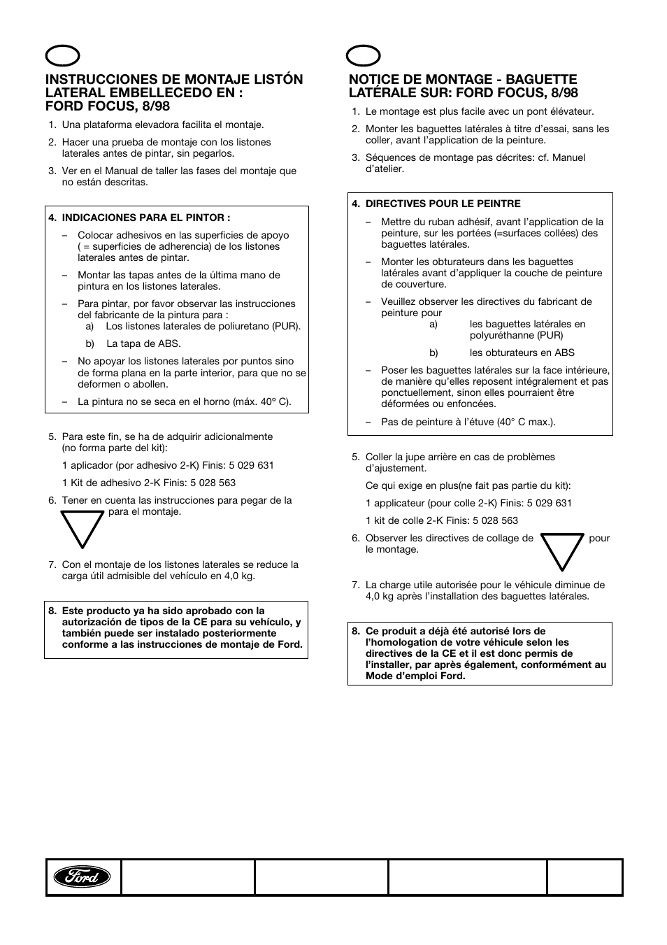 FORD HM02 E 10712484 User Manual | Page 3 / 15