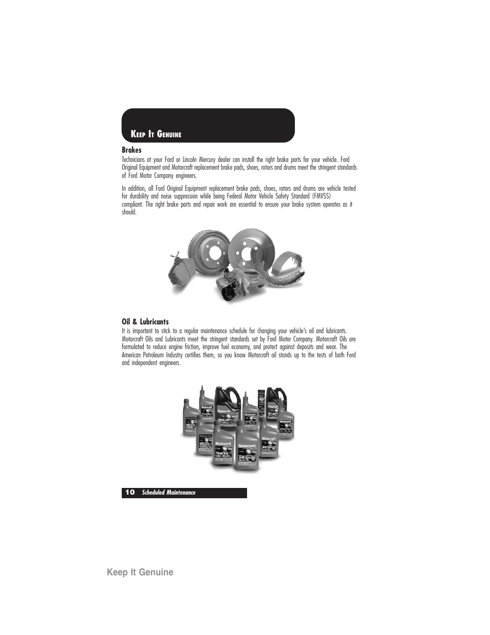 Keep it genuine | FORD 2007 User Manual | Page 10 / 48