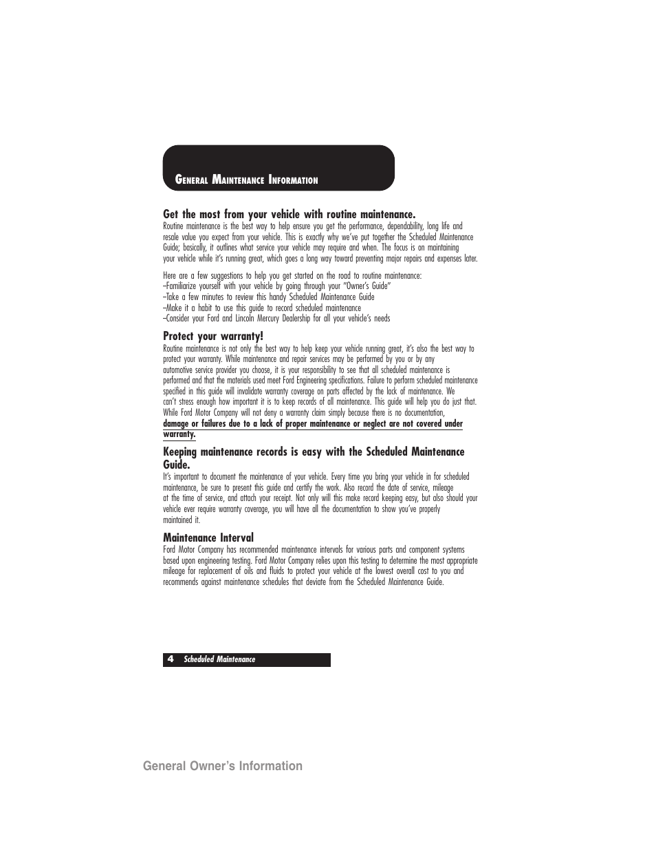 FORD 2007 User Manual | Page 4 / 48