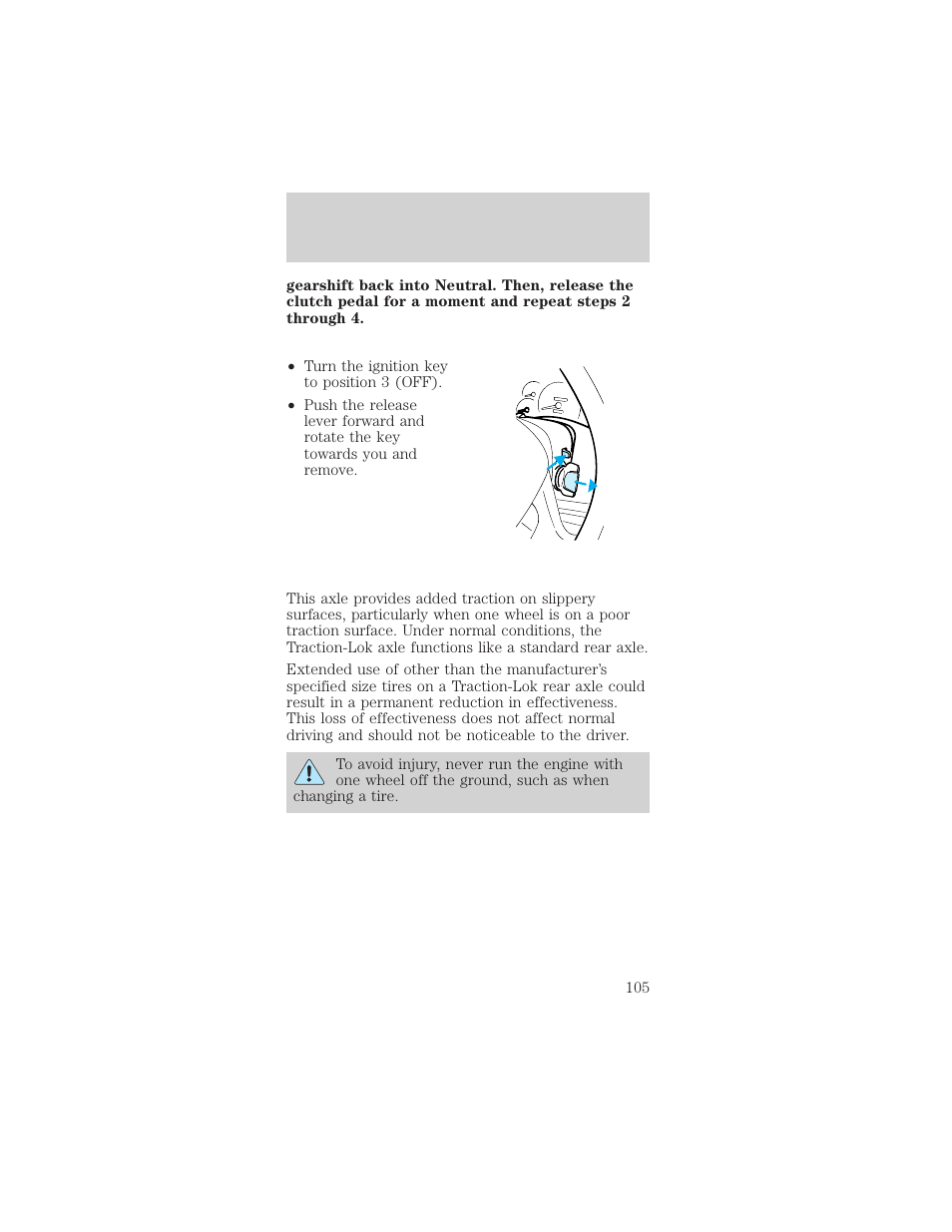 Driving | FORD 1999 Mustang User Manual | Page 105 / 216