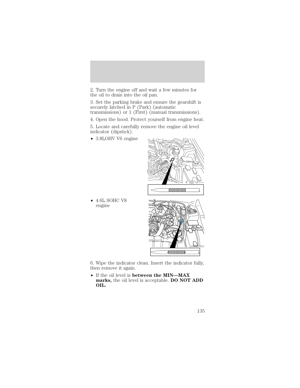 Maintenance and care | FORD 1999 Mustang User Manual | Page 135 / 216