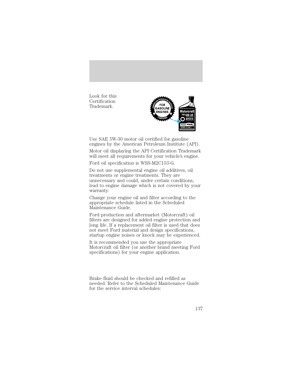 Maintenance and care | FORD 1999 Mustang User Manual | Page 137 / 216