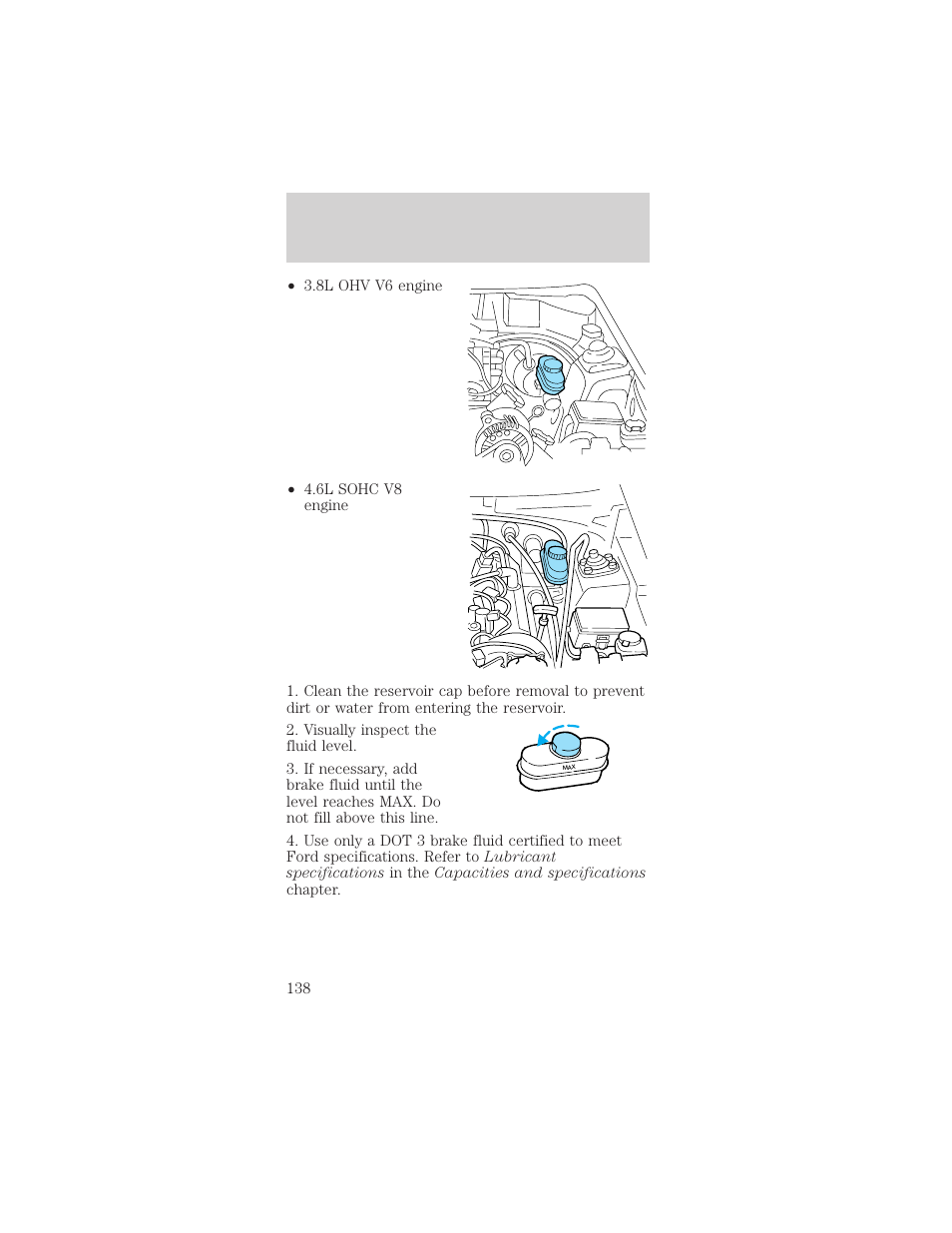 Maintenance and care | FORD 1999 Mustang User Manual | Page 138 / 216