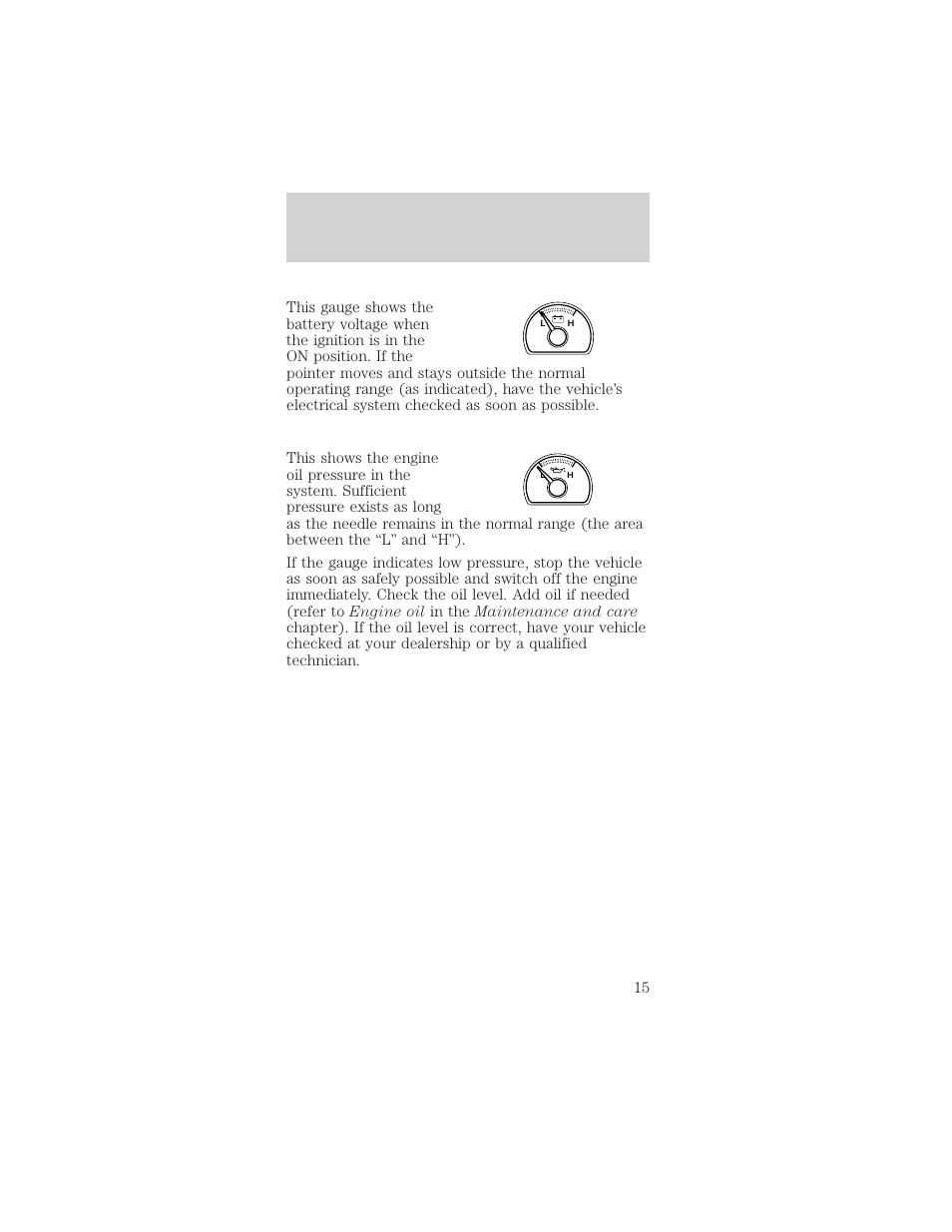 Instrumentation | FORD 1999 Mustang User Manual | Page 15 / 216