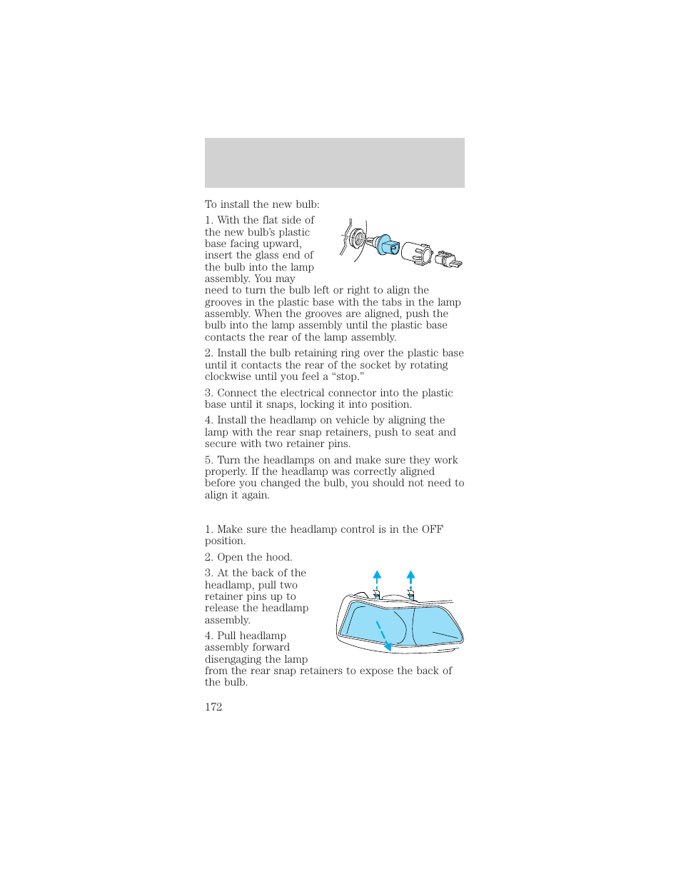 Maintenance and care | FORD 1999 Mustang User Manual | Page 172 / 216