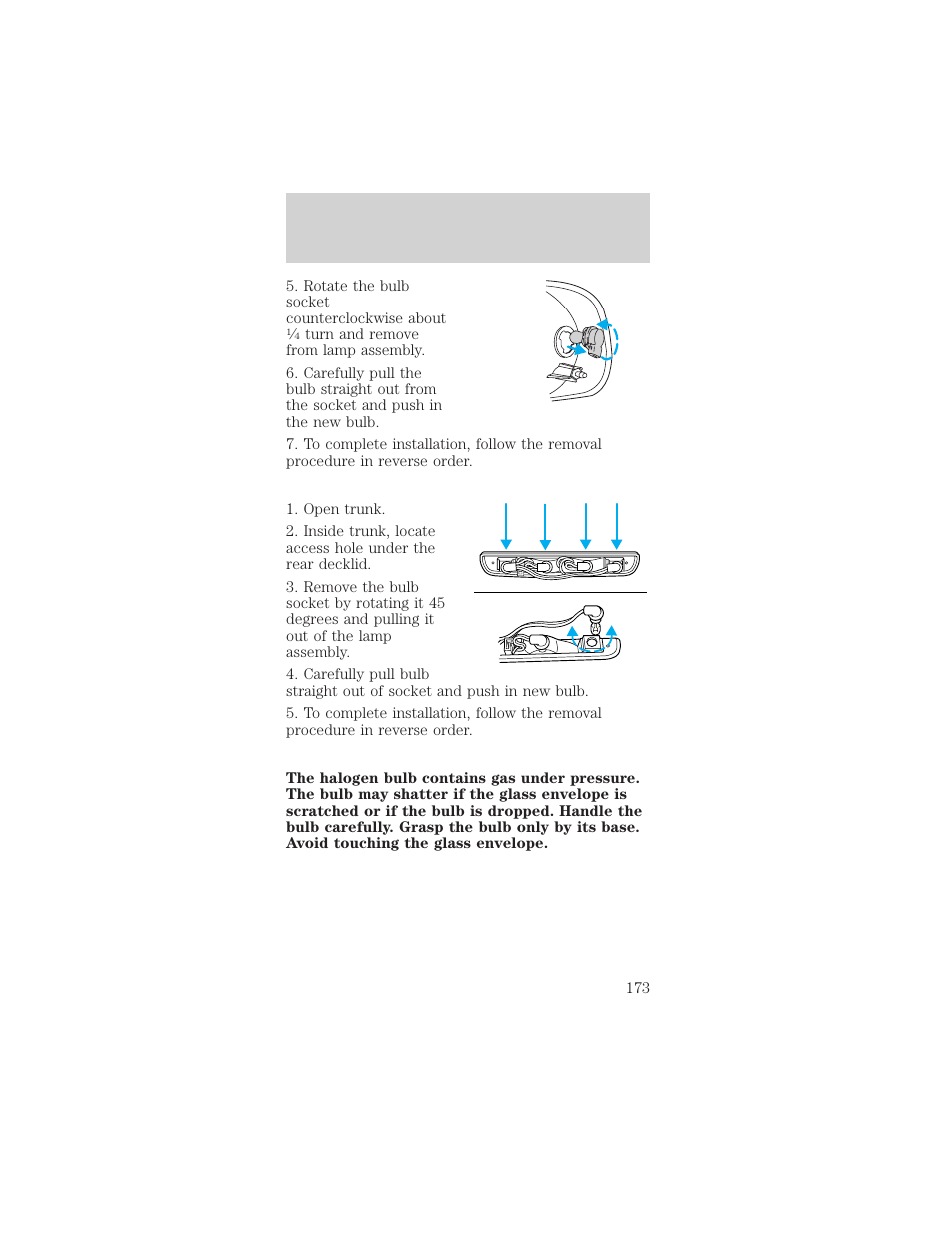 Maintenance and care | FORD 1999 Mustang User Manual | Page 173 / 216