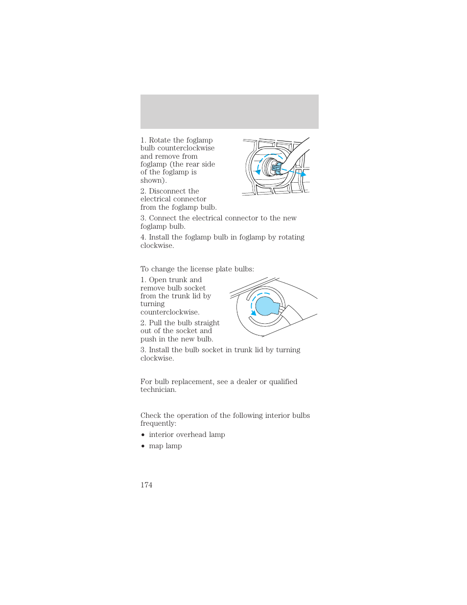 Maintenance and care | FORD 1999 Mustang User Manual | Page 174 / 216