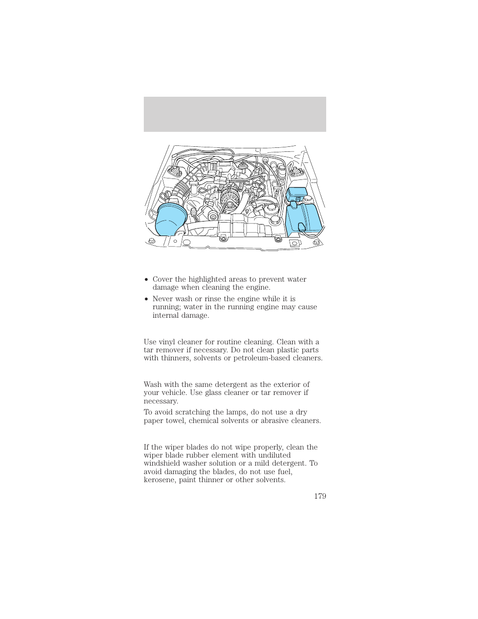 Maintenance and care | FORD 1999 Mustang User Manual | Page 179 / 216