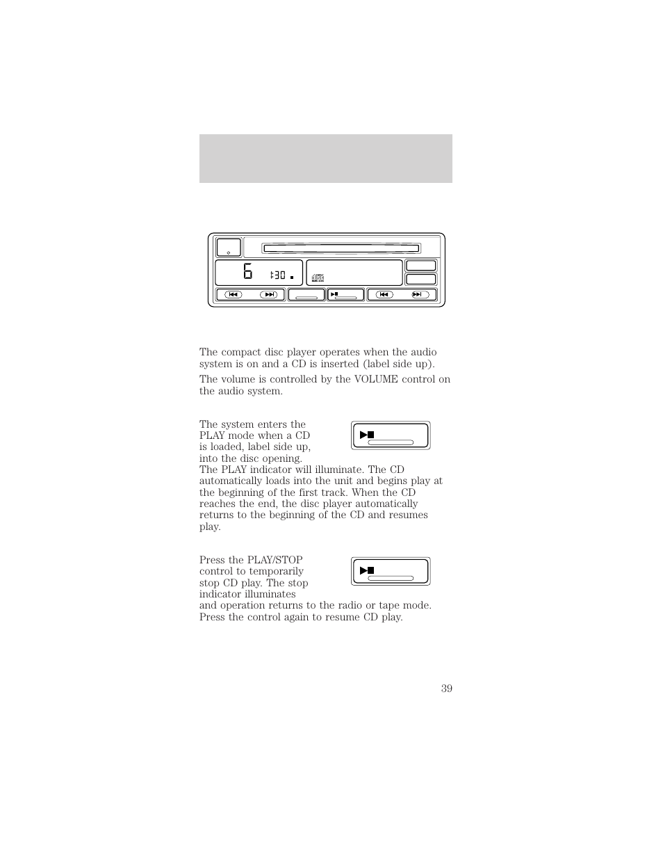 Controls and features | FORD 1999 Mustang User Manual | Page 39 / 216