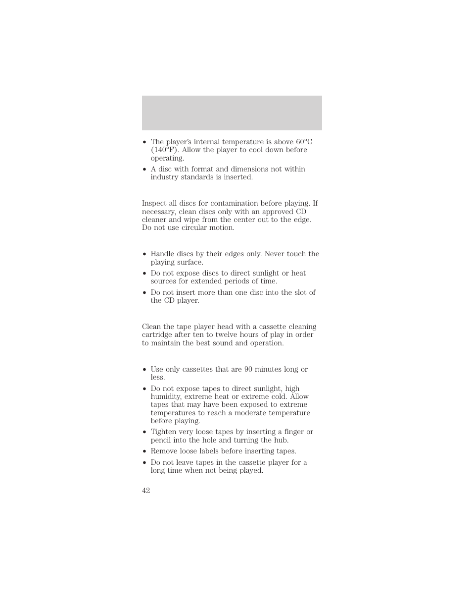 Controls and features | FORD 1999 Mustang User Manual | Page 42 / 216