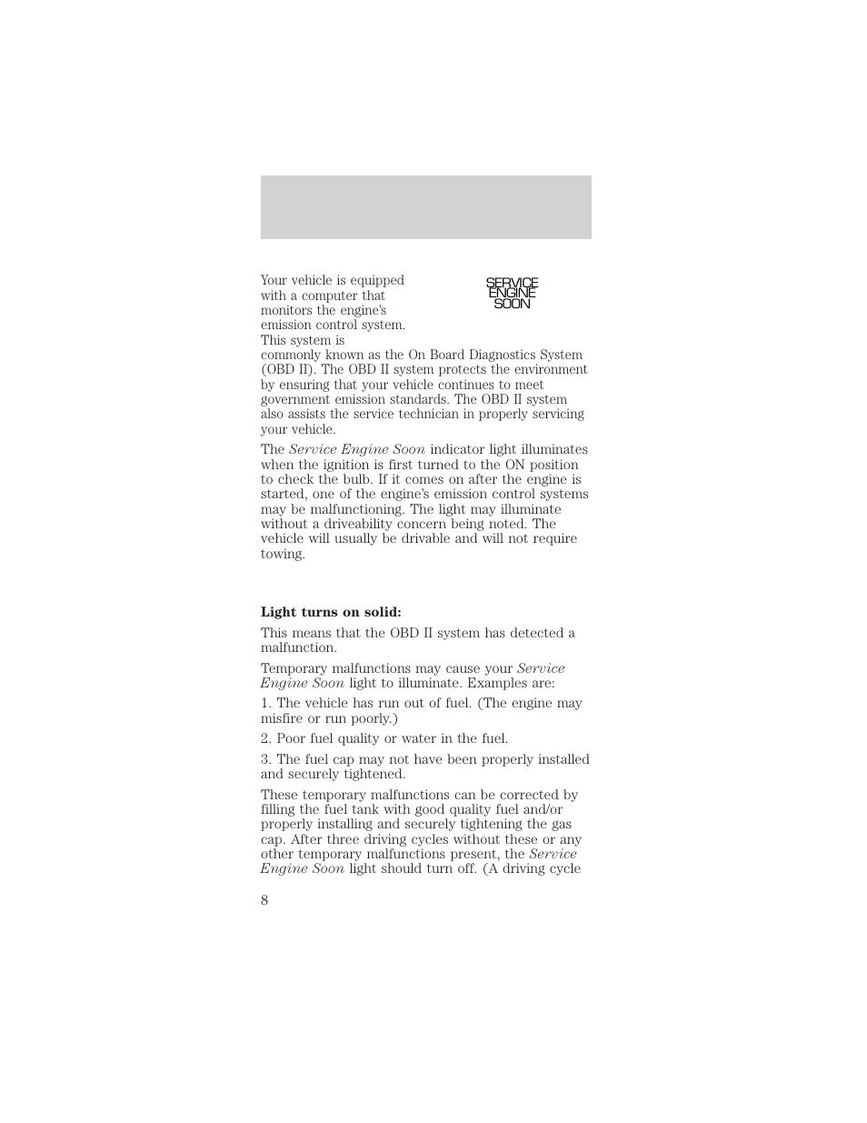 Instrumentation | FORD 1999 Mustang User Manual | Page 8 / 216