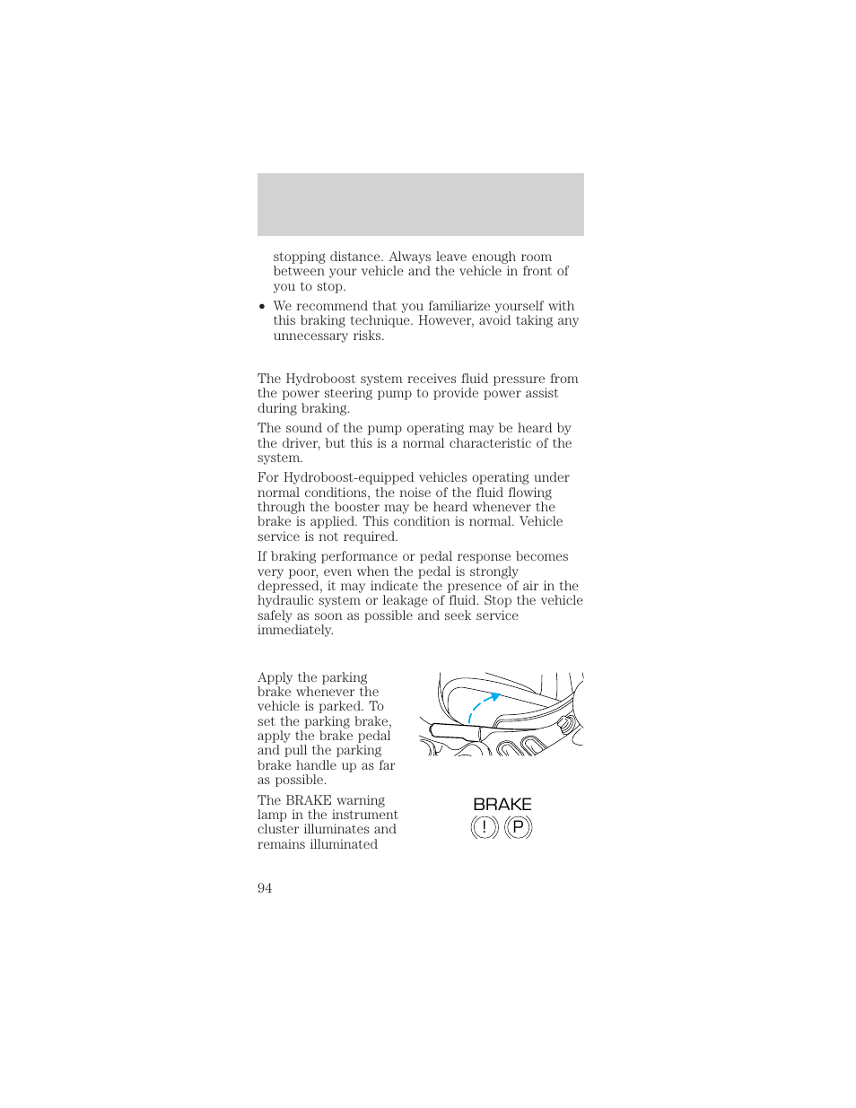 Driving | FORD 1999 Mustang User Manual | Page 94 / 216