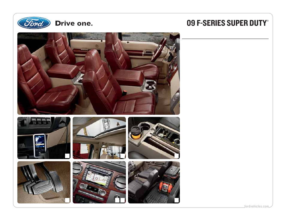 09 f-series super duty, All the right stuff | FORD 09 F-Series User Manual | Page 10 / 23