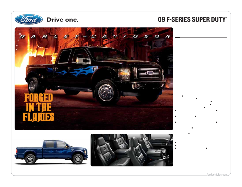 09 f-series super duty, Ford harley-davidson, F-series super duty | FORD 09 F-Series User Manual | Page 12 / 23