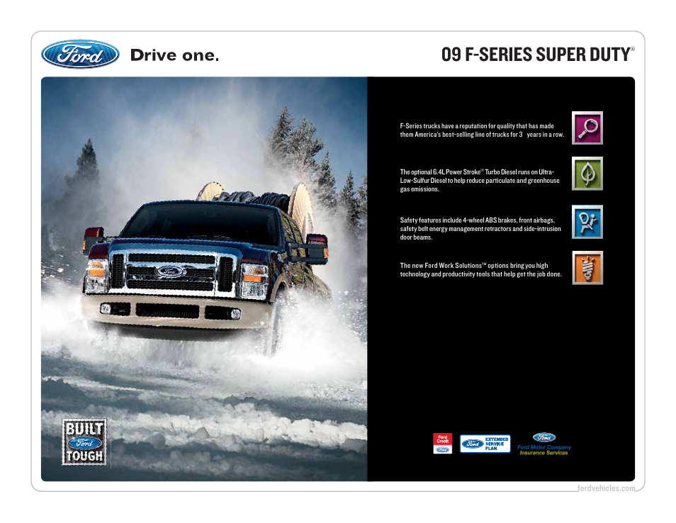 09 f-series super duty, Quality trucks, Green trucks | Safe trucks, Smart trucks | FORD 09 F-Series User Manual | Page 23 / 23
