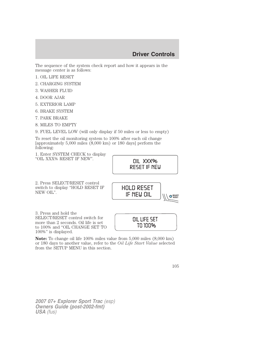 Driver controls | FORD 2004 User Manual | Page 105 / 360