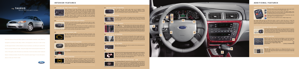 FORD Taurus AM/FM Stereo Radio Cassette User Manual | Page 2 / 2