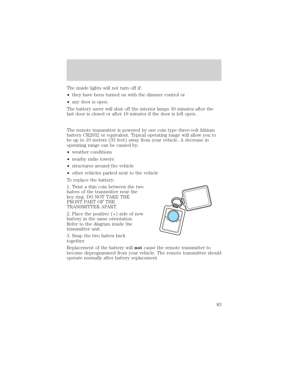 Controls and features | FORD 2000 Crown Victoria User Manual | Page 83 / 224