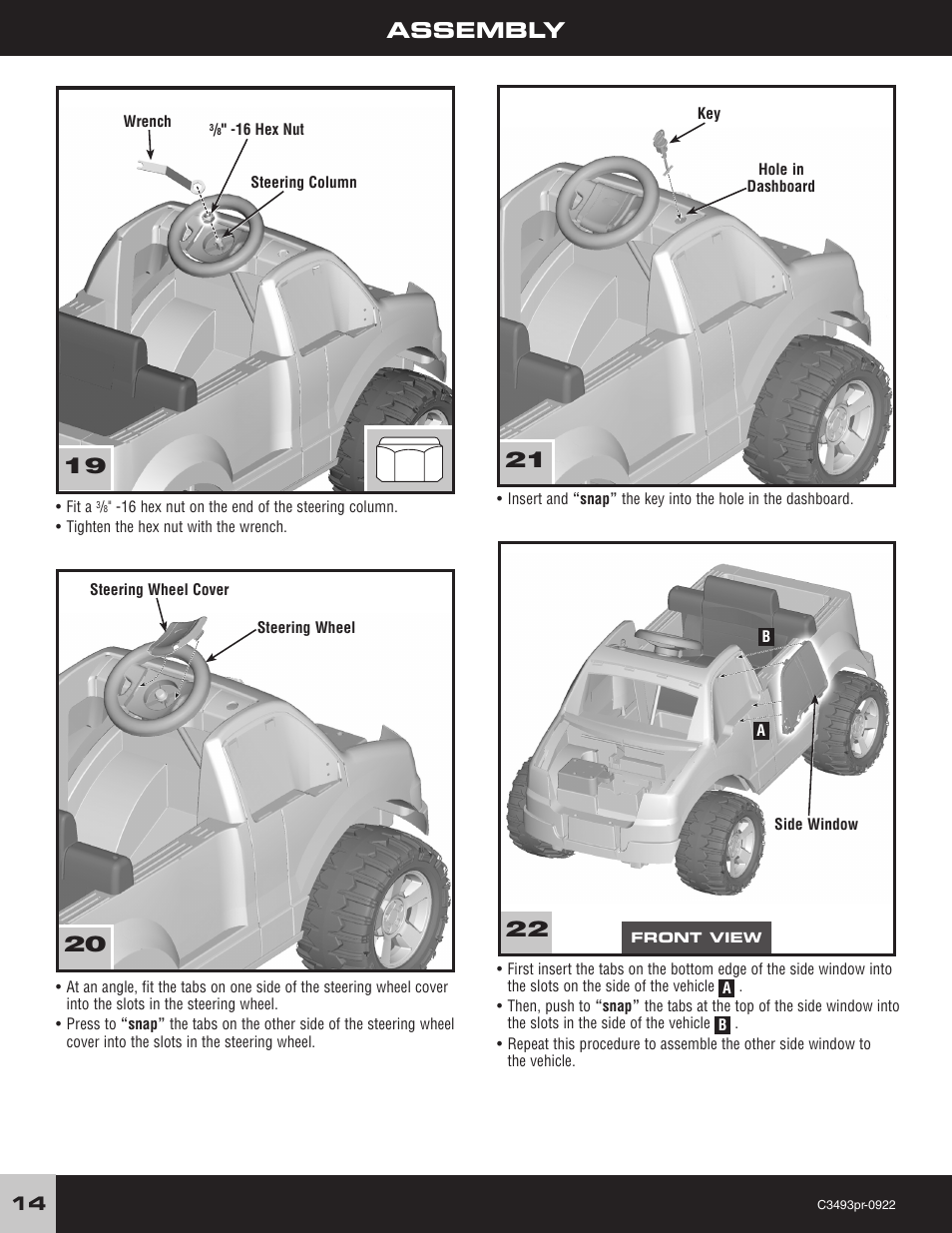 Assembly | FORD F-150 C3493 User Manual | Page 14 / 28