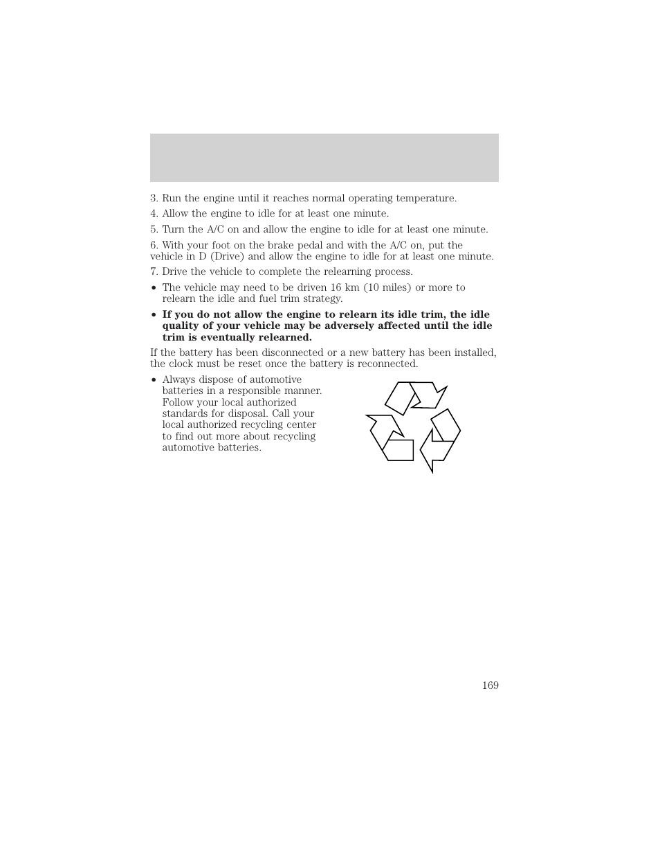 Maintenance and care | FORD 2000 E-150 User Manual | Page 169 / 232