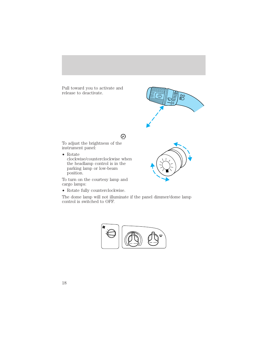 Controls and features | FORD 2000 E-150 User Manual | Page 18 / 232