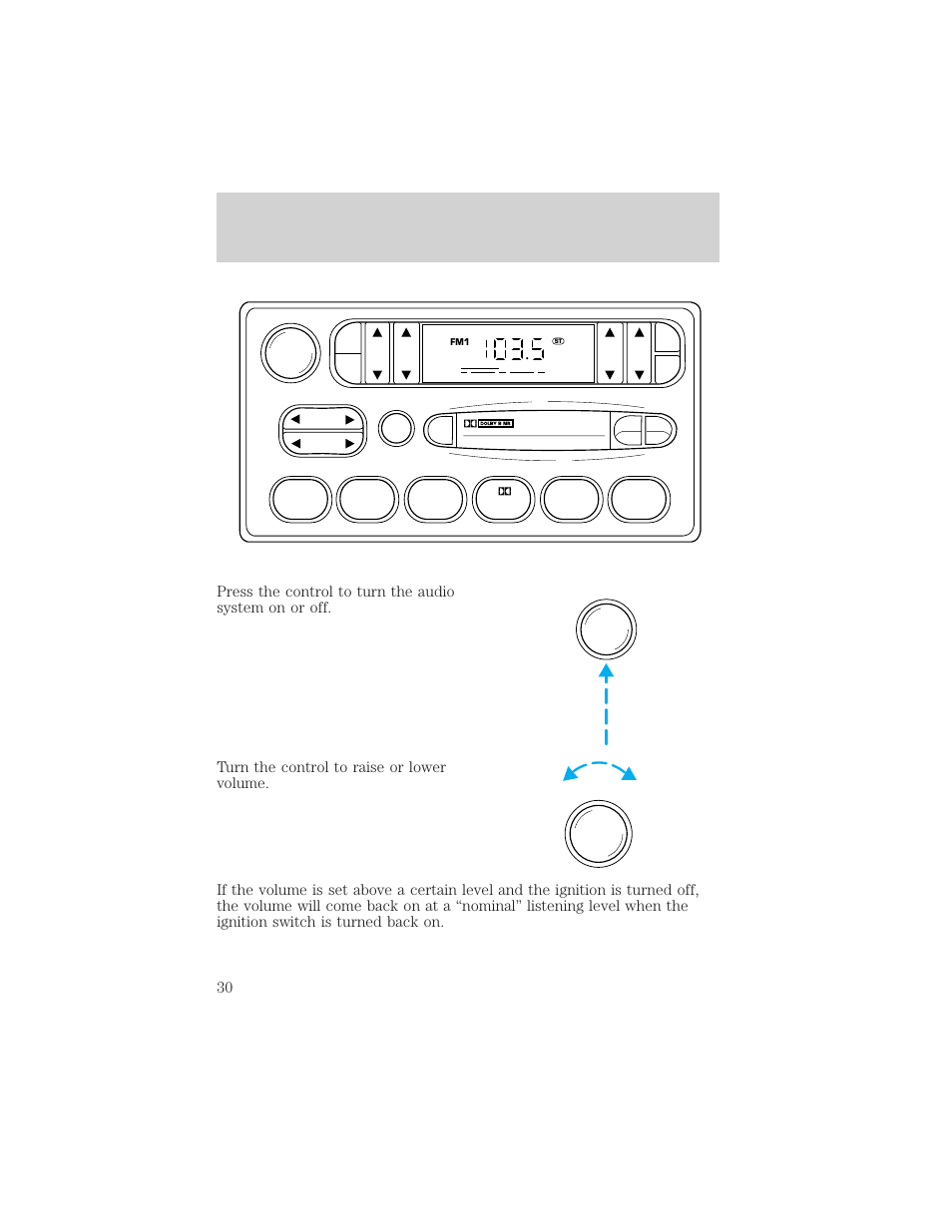 Controls and features | FORD 2000 E-150 User Manual | Page 30 / 232