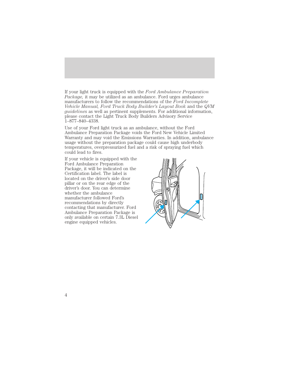 Introduction | FORD 2000 E-150 User Manual | Page 4 / 232