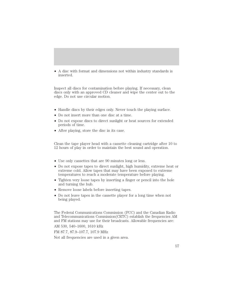 Controls and features | FORD 2000 E-150 User Manual | Page 57 / 232
