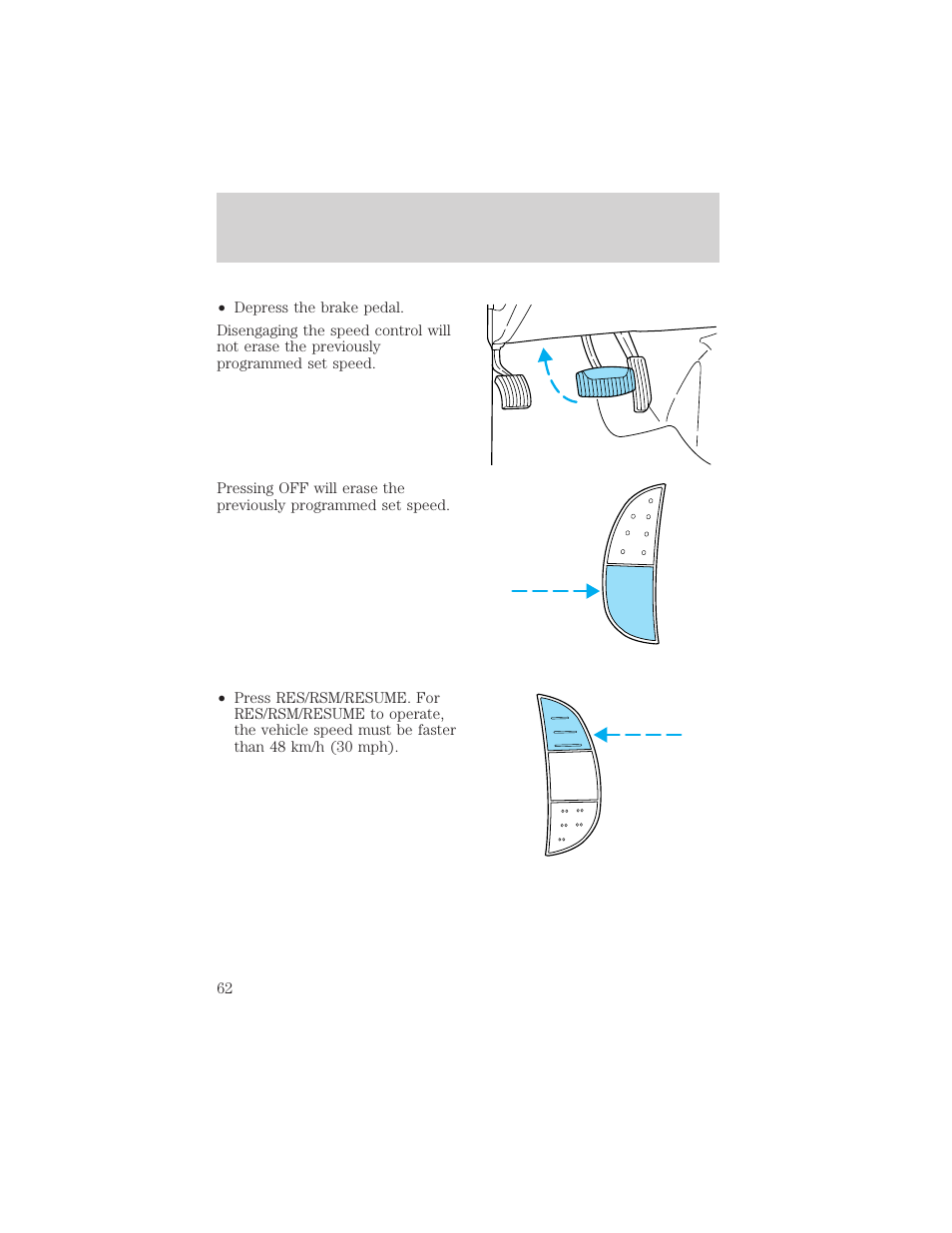 Controls and features | FORD 2000 E-150 User Manual | Page 62 / 232