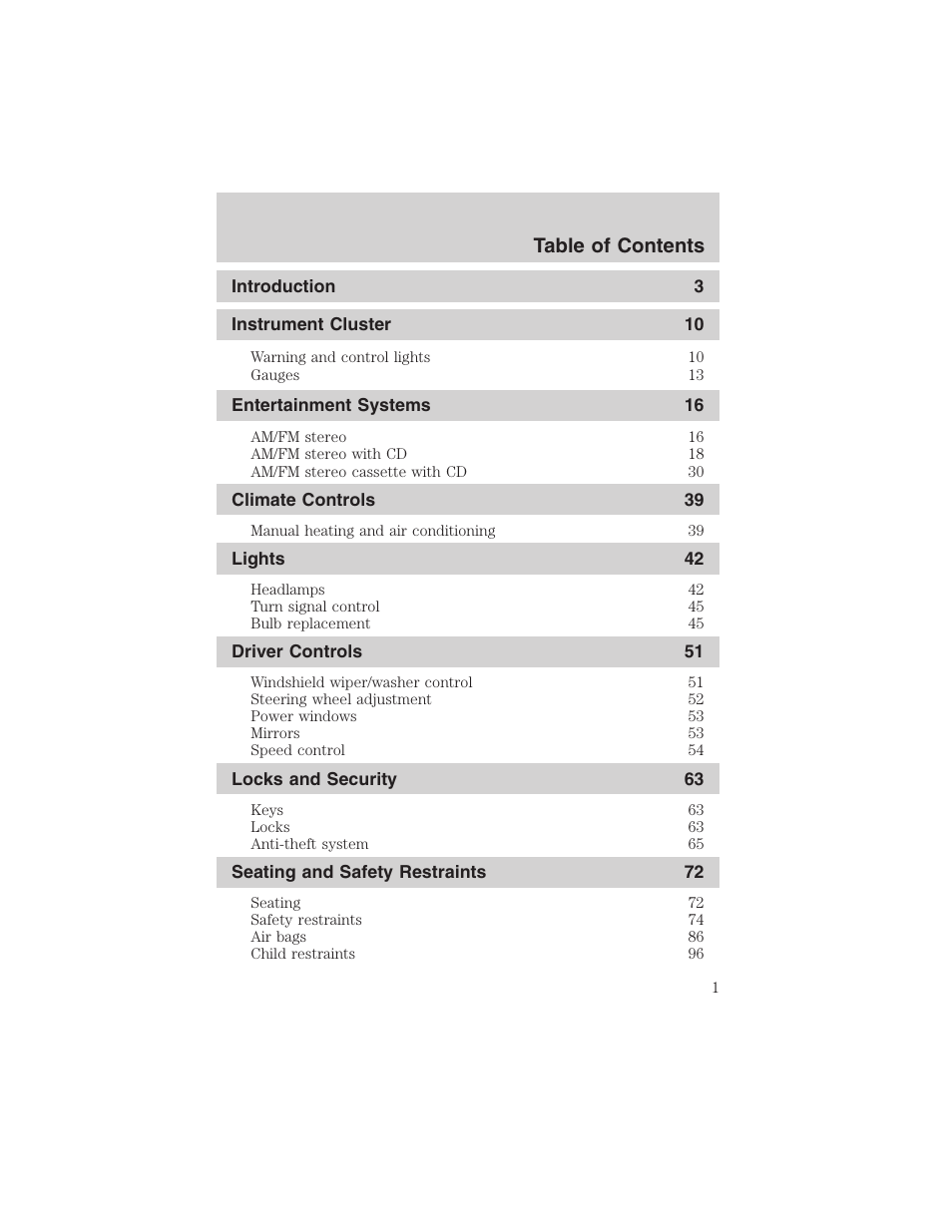 FORD 2003 Ranger User Manual | 256 pages