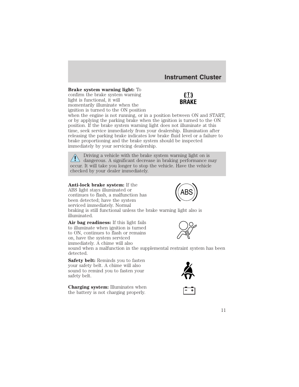FORD 2003 Ranger User Manual | Page 11 / 256