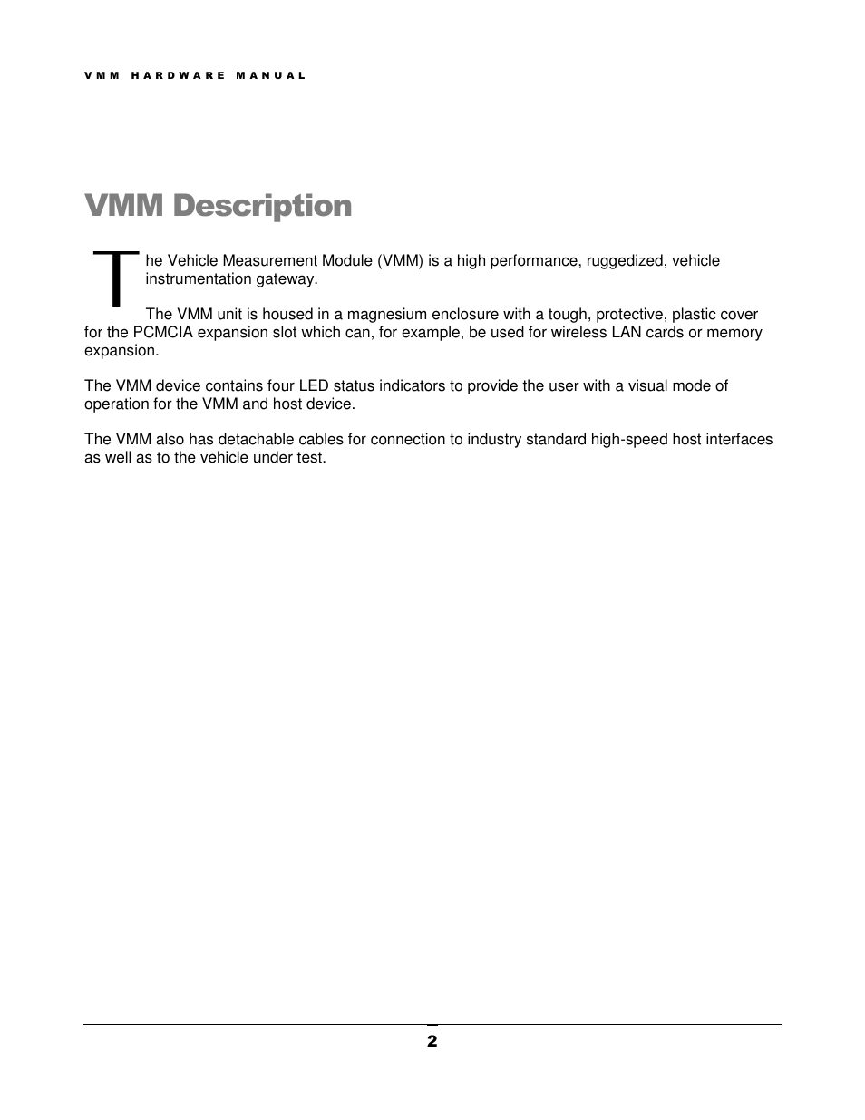 FORD VMM User Manual | Page 5 / 27