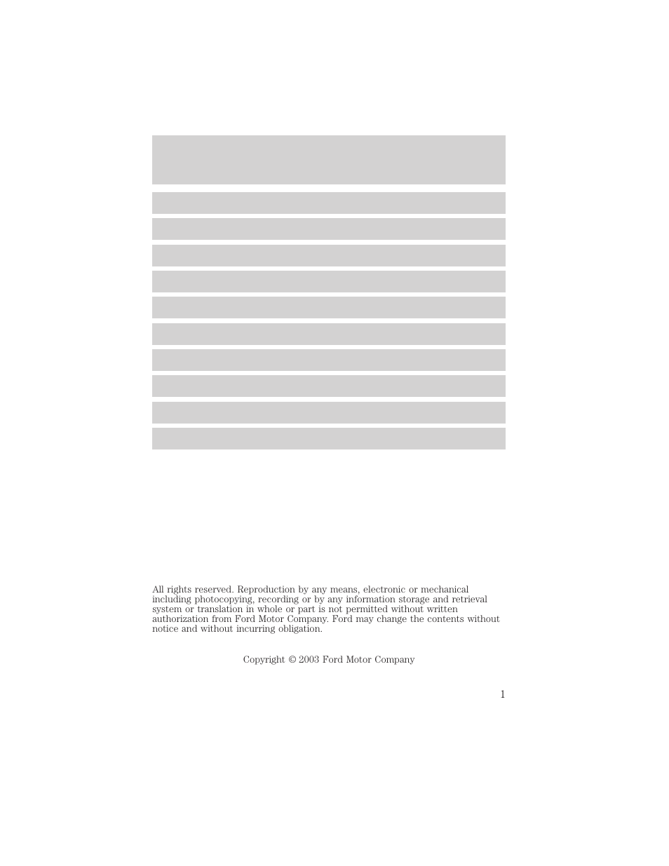 FORD 2004 Ranger User Manual | 24 pages